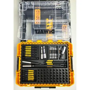 Hex Bit Organizer | Insert For Dewalt Medium Toughcase | Impact Bit Organizer(6-Compartment+ 50-Bits)