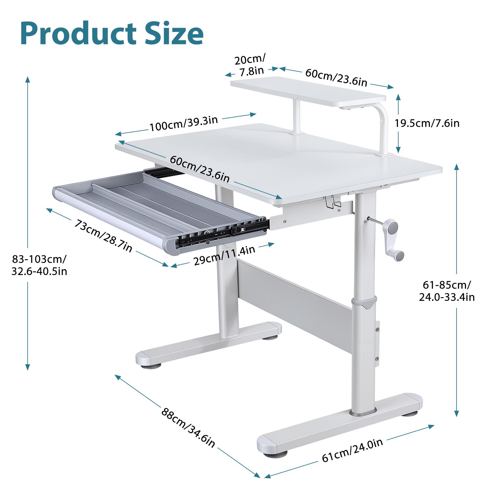 Bodonl 39 Inch Wide Kids Desk, Child Computer Desk with Bookshelf Hutch, Adjustable Height, Tilting Desktop, for Home School Use for Boys Girls Bodonl 39 Inch Wide Kids Desk, Child Computer Desk with Bookshelf Hutch, Adjustable Height, Tilting Desktop, for Home School Use for Boys Girls