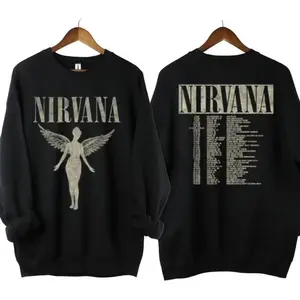 Nirvana 1993 in Utero Sweatshirt/ T-Shirt/ Hoodie, Vintage Rock Band Sweatshirt, Unisex Rock Band Shirt