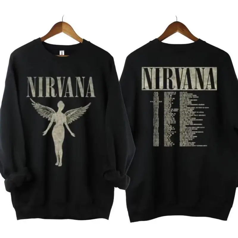 vintage nirvana sweatshirt - TikTok Shop