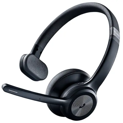 GearIt Wireless Bluetooth Headphones with Mic - Adjustable Noise Cancelling, High Quality Headphones, 33ft Range, Crystal-Clear Calls, Hands-Free Calling & Music, Stable Connection, Portable Electronic Head-Mounted Audio Device for Phones