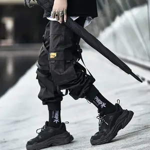 XYXIONGMAO Tactical Jogger Cargo Pants Hip Hop Harem Techwear Streetwear Men's Streamer Overalls Loose Casual Pants