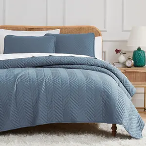 Chevron Oversized Quilt Set