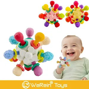 Baby Hand Grasp Ball Toy, Soft Ball Design, Interactive Sensory Development, Safe Non-Toxic Material, Perfect Gift for Infants & Toddlers