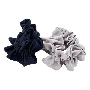 Grosgrain Ruffle Scrunchie