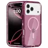 Magnetic Transparent Phone case For iPhone 18 Pro Max/18 Pro 17 16 15 14,Compatible with MagSafe, 3-Layer Durable Dual Layer Transparent Magnetic Phone Cases, Heavy Duty Shockproof and Anti-Drop Protective Cover