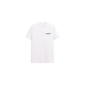 White DesignedByQ Logo Crewneck T-Shirt
