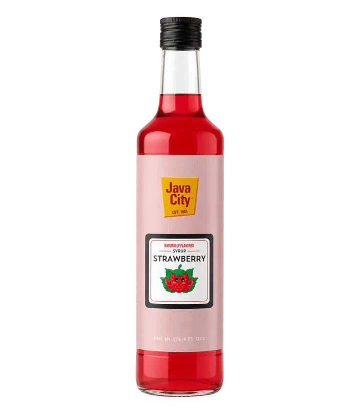 Java City Strawberry Syrup
