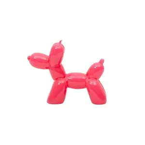 Magenta Pink Balloon Dog Candle