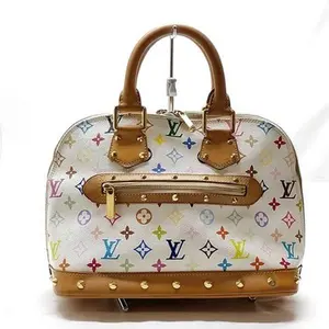 Pre-owned Louis Vuitton other Top Handle Bag LV Hand Bag M92647 Alma PM Blanc White Monogram Multicolor 2756102 12088215950/655991
