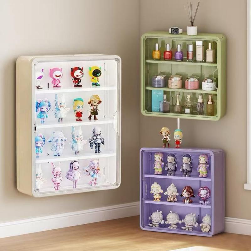 Large Wall-Mounted Display Rack for Doll Collection, Floating Display ...