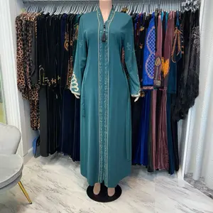 sultans leaf abaya rhinestoned design four colors