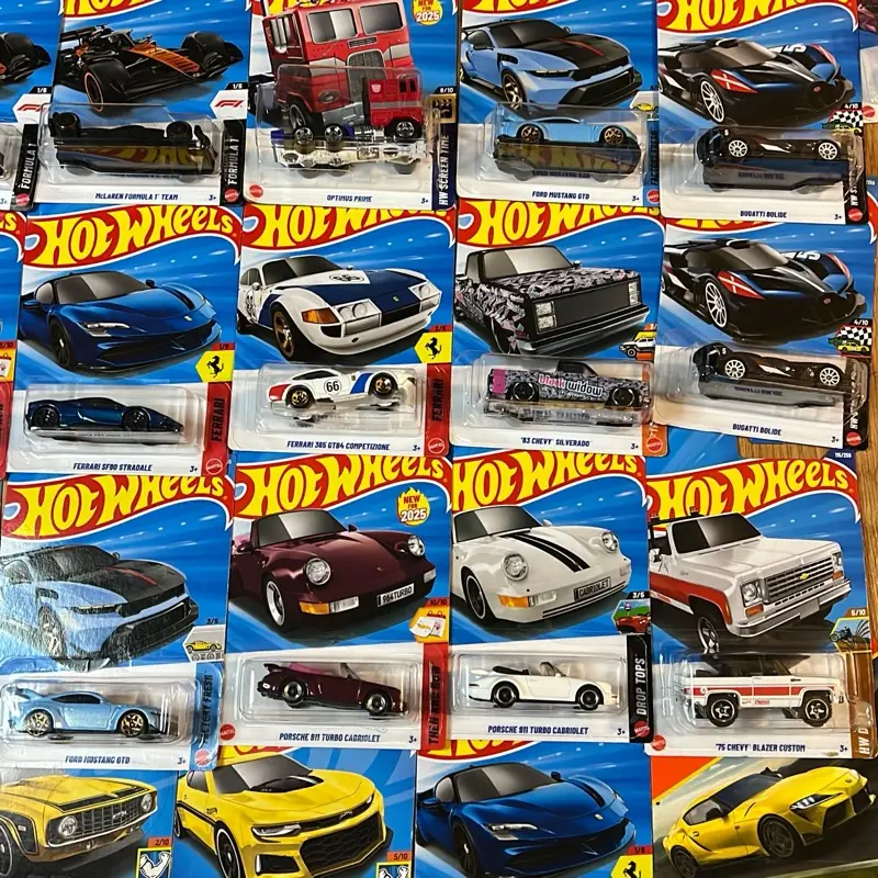Hot Wheels Diecast Car Collection Featuring Honda Civic, Camaro, and Ford F-150 Raptor Models for Collectors