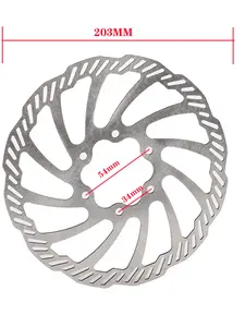Front Disc Brake Rotor and Rear Disc Brake Rotor, Compatible with 79bike Qulong Light Bee X, Essential Bike Accessories