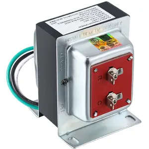 24V 40VA Wired Doorbell Transformer Kit, Easy to Install UL Listed Safe Power Supply, Compatible with Video Doorbell Systems, 24 Volt Transformer for Home Use, Reusable Durable Design (1 Pcs) adjustable  door  hinge sponge cushion