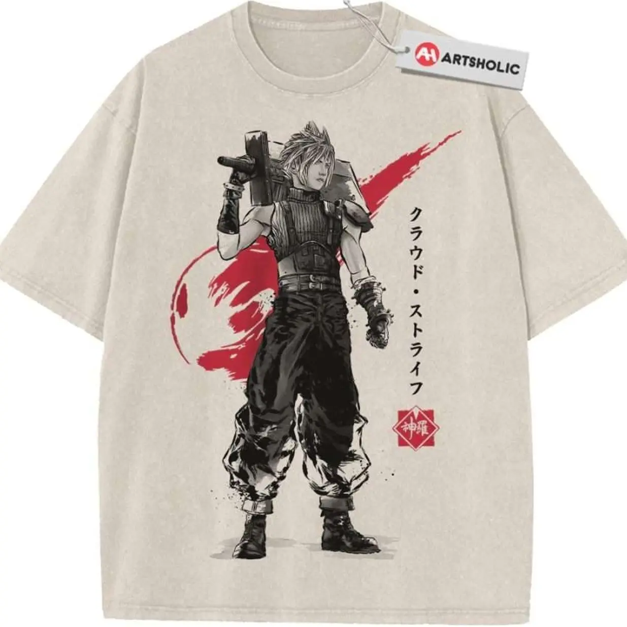 Cloud Strife Shirt, Final Fantasy Shirt, Game Shirt, Vintage T-Shirt