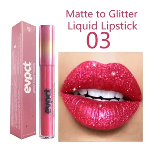 Sexy Shimmer Diamond Glitter Matte Lip Gloss Liquid Lipstick Long Lasting Waterproof Pearl Velvet Lipgloss Lip Makeup Luxury Cosmetic Lip Care Glossy