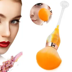 Wine glass style nail brush dust collector, nail powder cleaning brush, nail art powder removal brush, cleaner, makeup blush brush, Nail Care