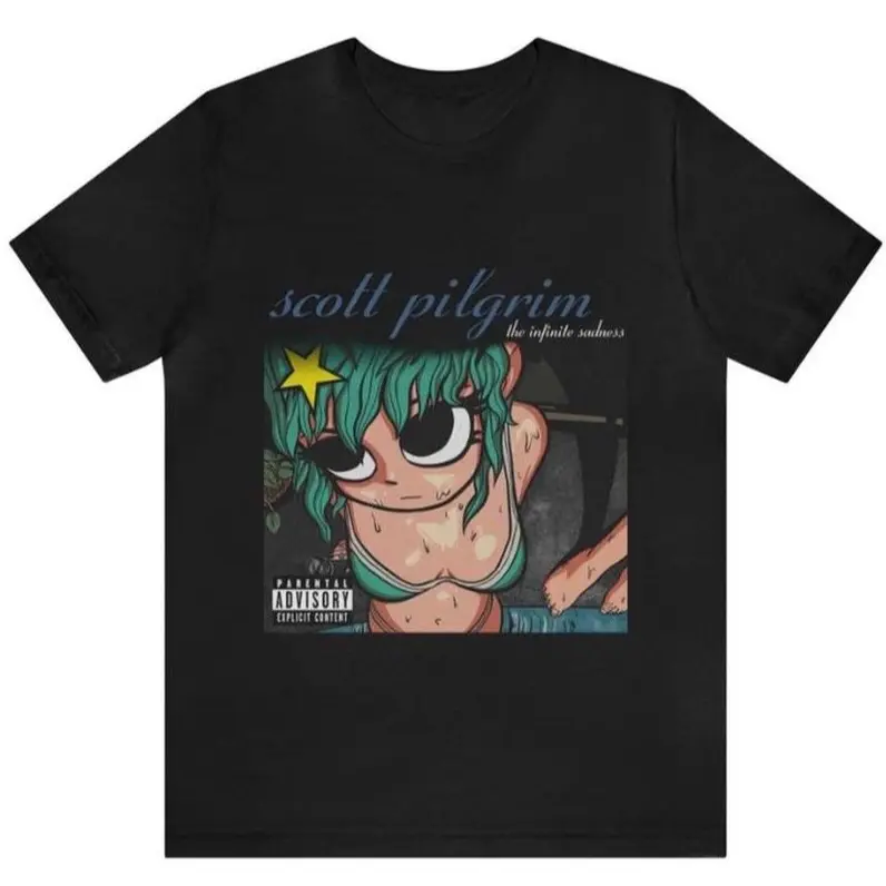 Deftones T-shirt featuring Scott Pilgrim shirt worn by Ramona Flowers