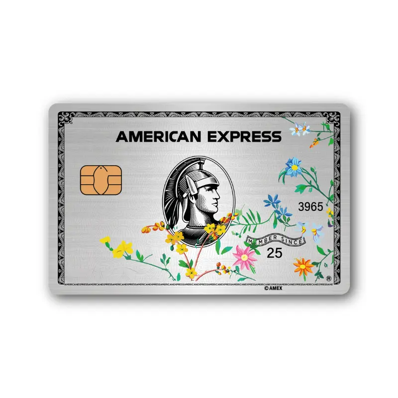 Floral Luxury Credit Card Sticker – Waterproof Vinyl Debit Card Skin for Credit & Debit Cards