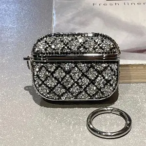Fashion Rhinestone Decorated Phone Case, Shockproof Phone Protective Cover, Phone Accessory Compatible with Apple AirPods