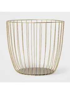 Large Metal Wire Basket Gold - Threshold