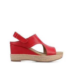 RAYLEIGH ESPADRILLE WEDGES - Red