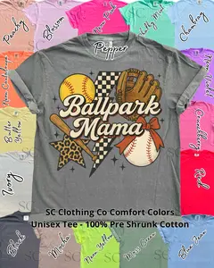Ballpark Mama Comfort Colors Tee