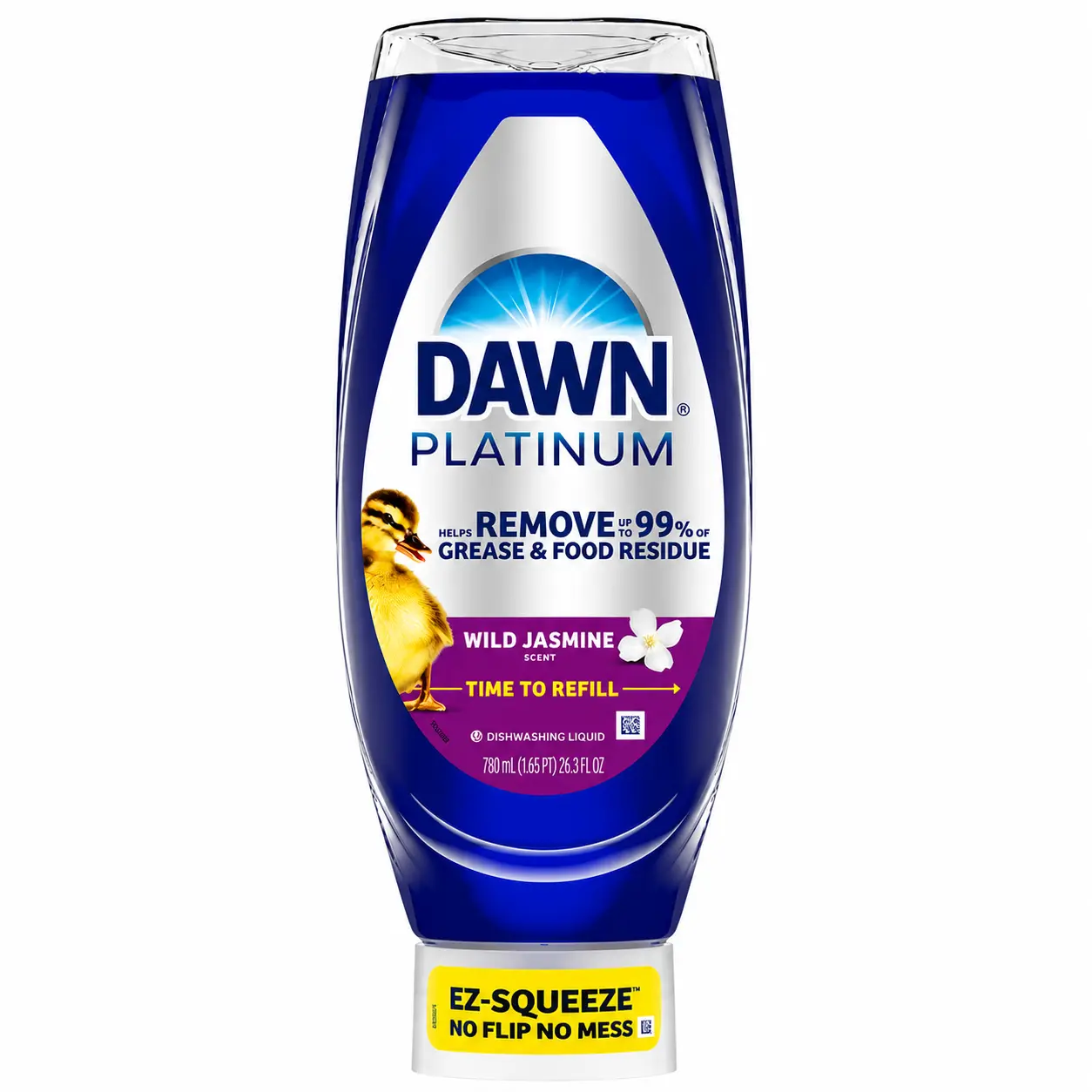 Dawn Platinum EZ-Squeeze Dish Soap, Dishwashing Liquid, Wild Jasmine, 24.3 fl oz