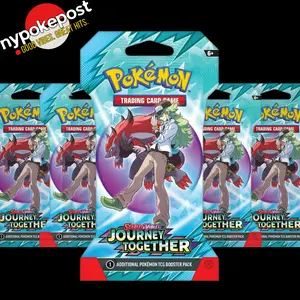 Journey Together Sleeved Booster Pack - Scarlet & Violet - 10 cards - English - Pokemon Trading Game TCG