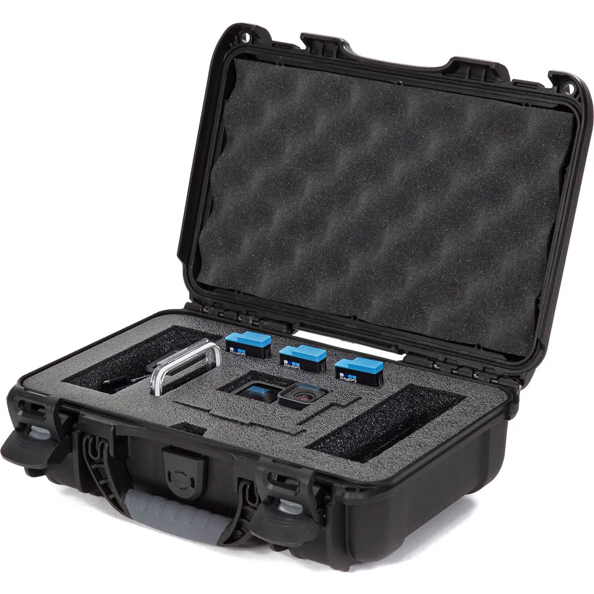 Nanuk 909 Waterproof Hard Case with Foam Insert for GoPro Hero 9 and 10, Black