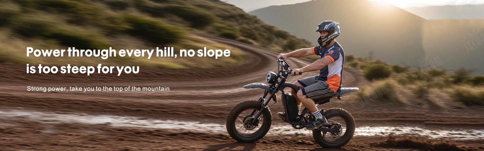 Ebike Peak Power 3000W Full Suspension 42 MPH Top Speed 60 Miles Range 48V 18Ah Battery LED Lights IPX6 Waterproof Hydraulic Brakes for Outdoor Cycling Gift for Adults & Teens Ebike Peak Power 3000W Full Suspension 42 MPH Top Speed 60 Miles Range 48V 18Ah Battery LED Lights IPX6 Waterproof Hydraulic Brakes for Outdoor Cycling Gift for Adults & Teens