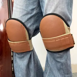 COCO RUTA Super-Soft Large Leatherhead Knee Pads  Say Goodbye to Knee Pain! Adjustable & Washable Work Comfort