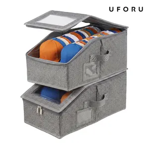 UFORU Stackable Hat Storage Box Holds Up to 24 Baseball Caps, Durable and Sturdy Wardrobe Organizer Perfect for Mens Hat Collection Room Metaldealsforyou#SummerWins