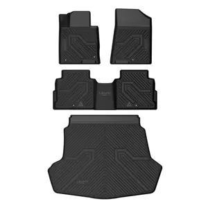 Lasfit fit for 2016-2020 Kia Optima Floor Mats & Cargo Mat, Fit Gasoline Only