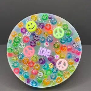 Love, Peace Silicone Picky Pad Fidget Toy - Skin Picking Tool for Stress Relief and Relaxation, ADHD & Anxiety Fidget, Skin Picking Tool for Relaxation Sensory Bundle