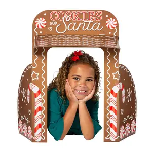 16" x 24 1/2" Cookies for Santa Tabletop Photo Booth Cardboard Cutout Stand-Up