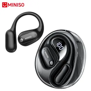 MINISO MS190 Translation Earbuds, Bluetooth-compatible 6.0 Earphones, Audio Wireless Earbuds for Music & Phone Calls, Smart Wireless Headset, IPX5 Waterproof Sports Open Ear Headphones