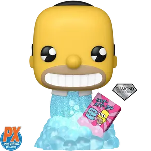 The Simpsons Mr. Sparkle Diamond Glitter Funko Pop! Vinyl Figure #1465 - Previews Exclusive