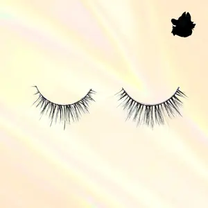 BeBe 15mm Light Spikey Glue On Lash for Faux Eyelash Extensions with Luxury Casing