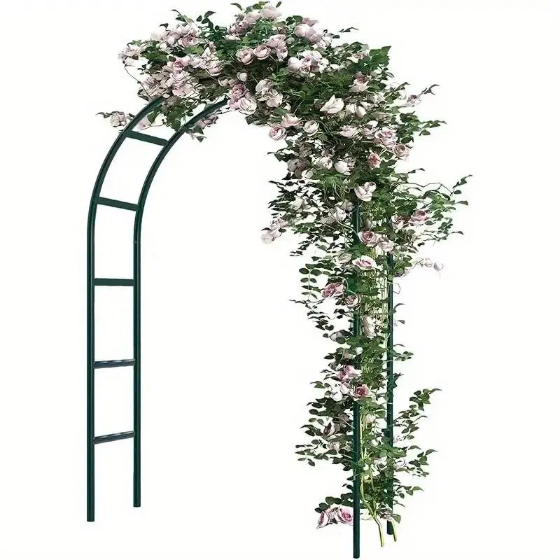 Metal Garden Arch Trellis, Wide Arbor for Climbing Plant, Wedding, Bridal Party Decoration, Garden Decoration Supplies for Home Garden, Decorative Garden Fences
