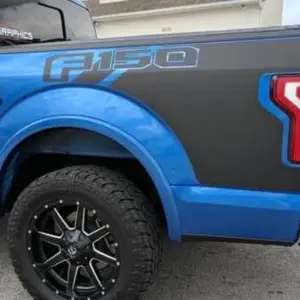 FORD F-150 TRUCK BED CORNER VINYL DECAL SET