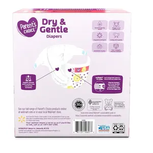 Parent’s Choice Dry & Gentle Diapers Size 7, 72 Count (Select For More Options)