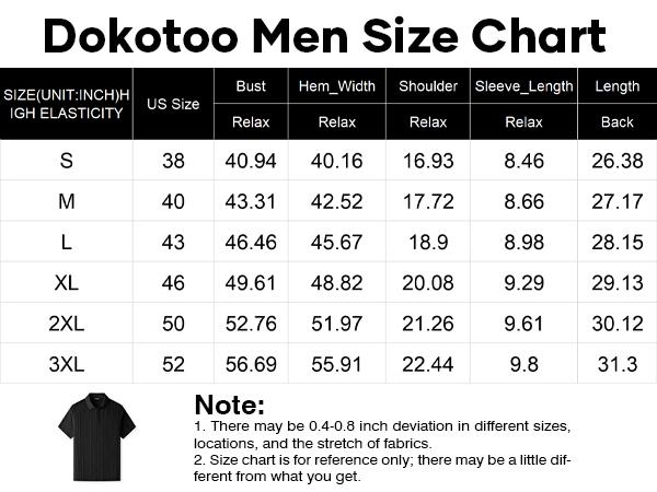 Dokotoo Men Mens Knit Polo Top Shirts ShortSleeve Button Down Texture Polo TShirts Casual Golf Polo Collared Shirts Biker Menswear