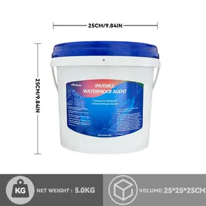 5kg Invisible Waterproof Adhesive Sealant - Long-Lasting Bond, Invisible, Liquid, Sealant, Transparent, Waterproof Adhesive Waterproofers - for Bathroom, Kitchen, Invisible Adhesive Waterproofers