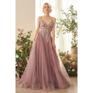 Andrea & Leo A1419 Dress English Violet A-Line Layered Tulle Gown Of Whimsy