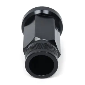 BLOX Racing Street Series Forged Lug Nuts - Black 12 x 1.25mm - Set of 16
