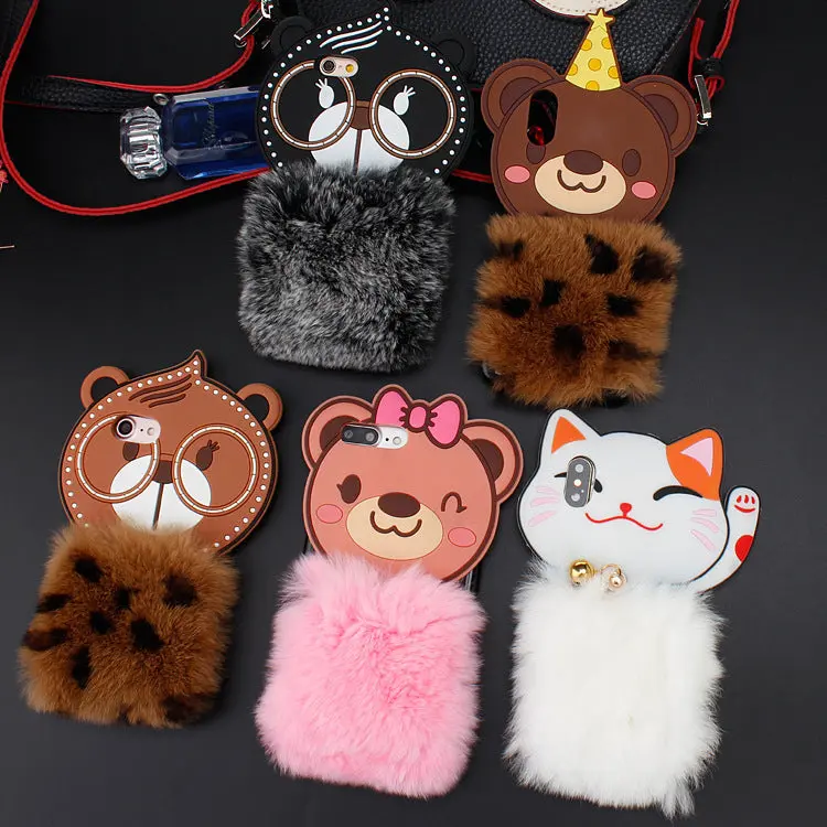 Bear Phone Case Shell Plastic Protection Shockproof