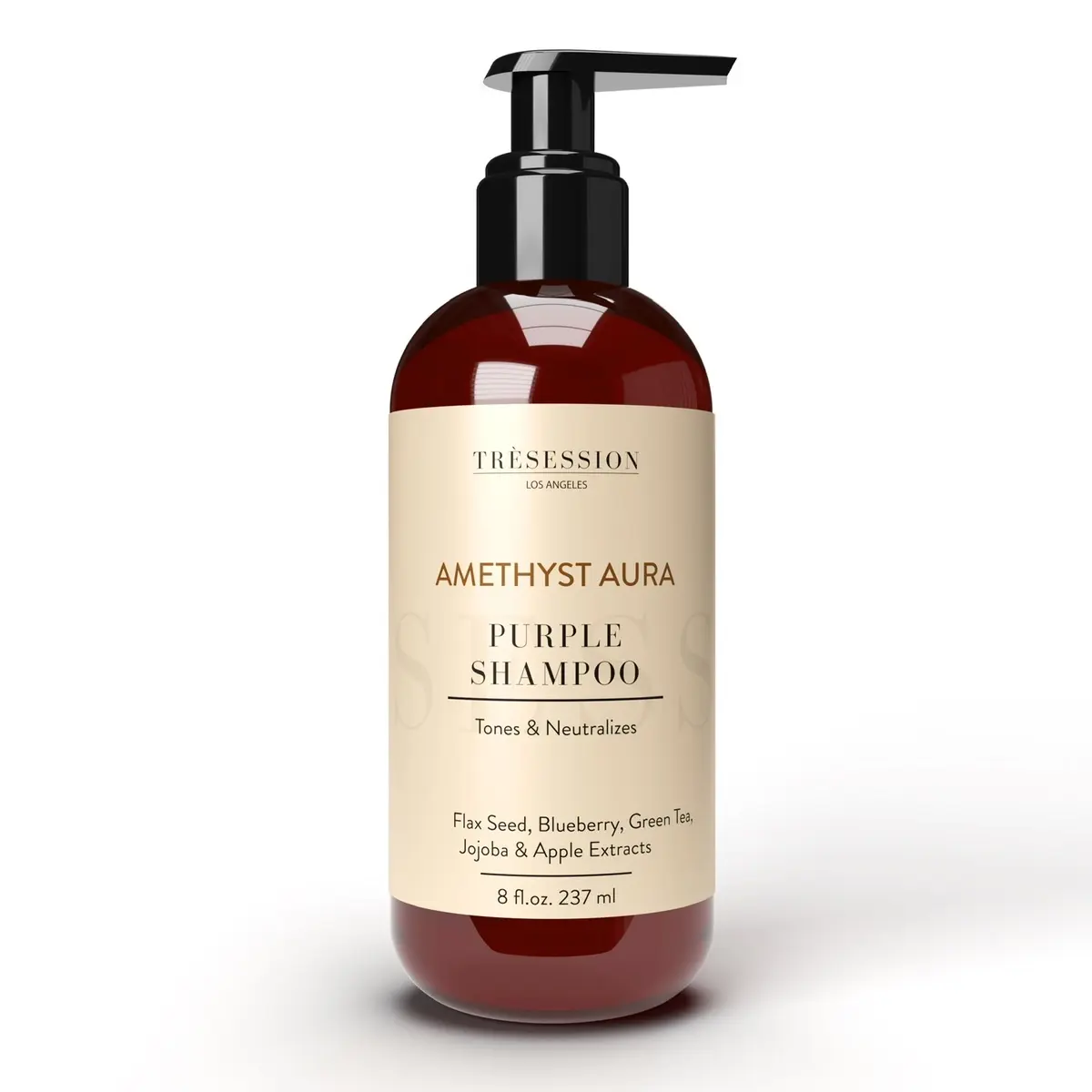 TRÈSESSION AMETHYST AURA PURPLE Shampoo | Haircare Shampoo | Hair Fall Remedy | Haircare Product for Gentle and Sensitive Scalp | Hydrating and Moisturizing Formula | Moisturize Hair | Organic Haircare Product | Detangling Hair, Heatless Styling