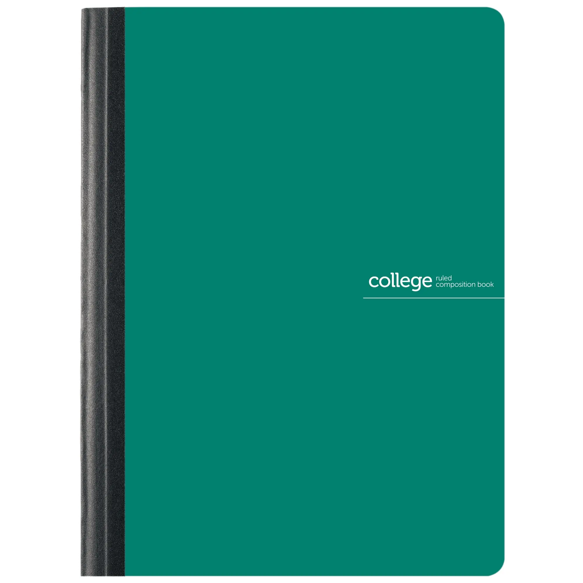 Office Depot® Brand Poly Composition Book, 7-1/2" x 9-3/4", College Ruled, 80 Sheets, Green